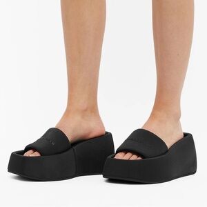 Alexander Wang Taji  platform Slide Sandals